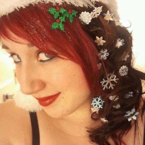 Add snowflakes, glitter or holly berries to any hairstyle to make it more Christmasy. Check out 10 Christmas hair ideas that will spice up your life!