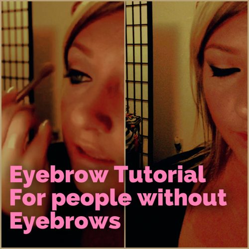 Do you not have any eyebrows? Well, I don't either... so I composed this wonderful eyebrow tutorial to help those of us without eyebrows...