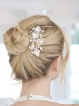 Pearl bridal hair clips
