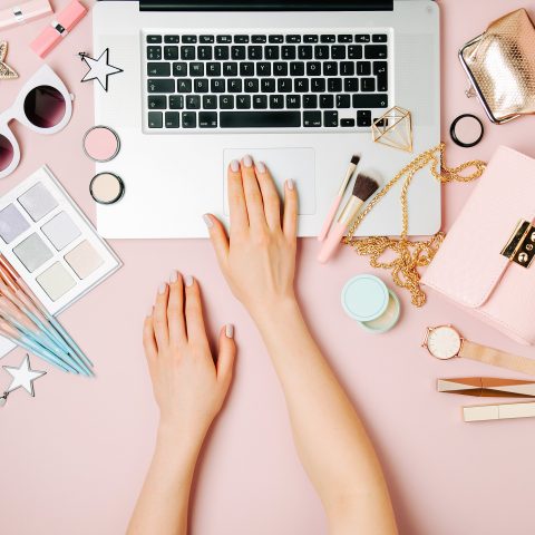 Beauty Blog Flat Lay