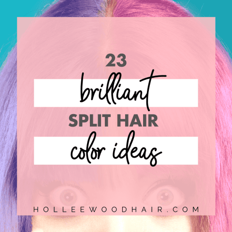 Are you looking for some super fun and trendy split hair color ideas? Here are some of my absolute favorite half hair dye looks this season!