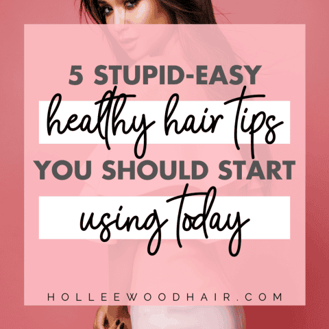 Your hair is one thing that everyone else notices, so take care of it! Here are 5 incredibly easy healthy hair tips you can start using today!