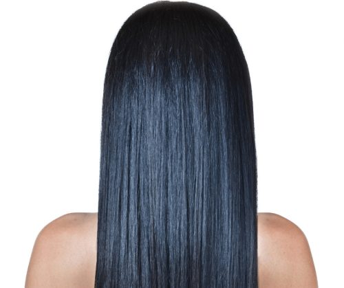Beautiful straight hair.