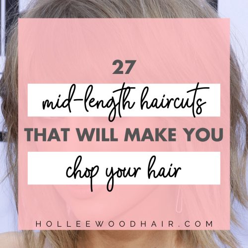Mid length haircuts are all the rage this year! Bobs, mullets, shag haircuts... you name it. Here are a few of my favorite medium hairstyles!